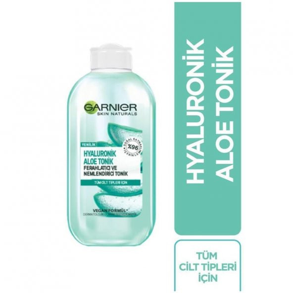 Garnier Hyaluronik Aloe Tonik Ferahlatıcı Ve Nemlendirici Tonik 200 Ml