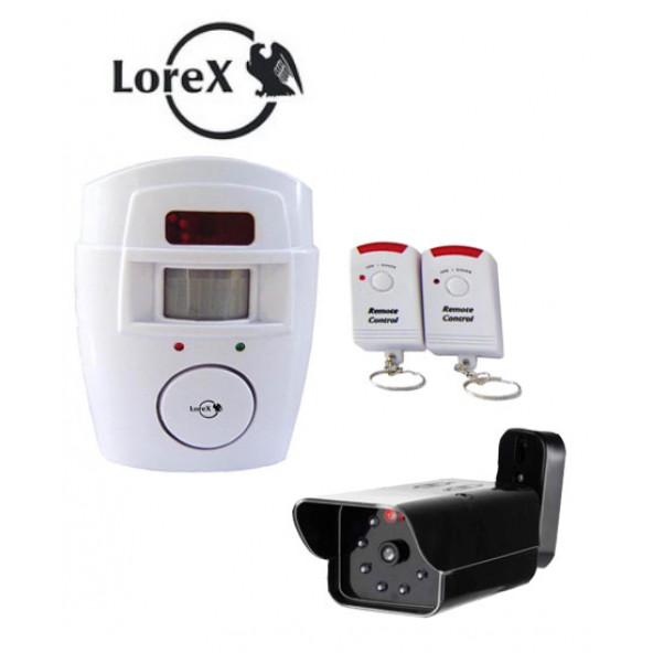 Lorex LR-D12IR Caydırıcı Kamera + LR-NG300 Kablosuz Hırsız Alarm Sistemi