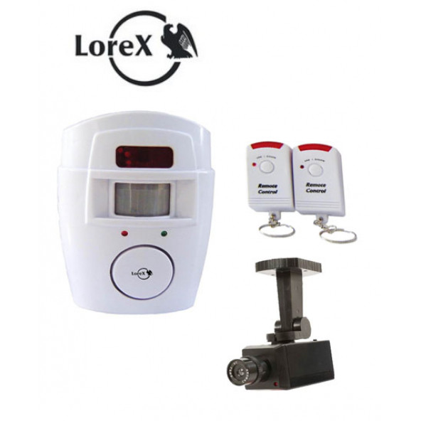 Lorex LR-FCA Caydırıcı Kamera + LR-NG300 Kablosuz Hırsız Alarm Sistemi (LR-NG300+FCA)