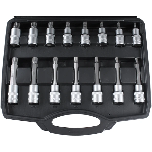 BRIO Lokma Set Torx (Tork) 1/2 32 Parça T20-T70 Kısa - Orta - Uzun - Resim 4