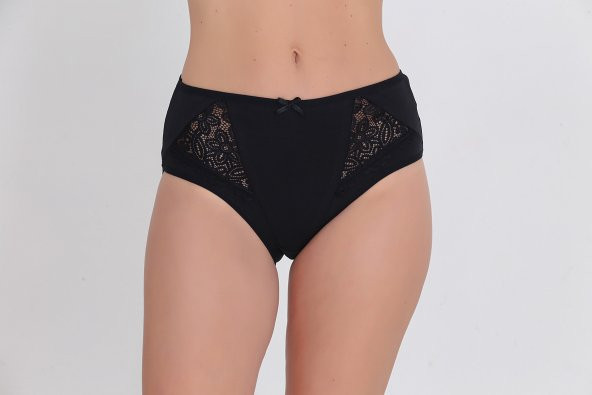 Dantel Detaylı Günlük Kadın Külot Lacivert - Resim 2