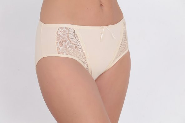 Dantel Detaylı Günlük Kadın Külot Ten ürün görseli