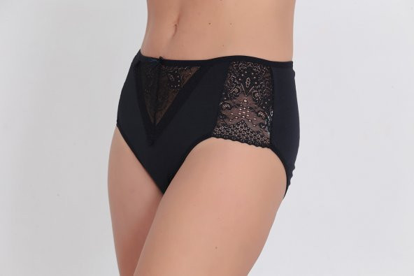 Dantel Detaylı Günlük Kadın Külot Lacivert ürün görseli