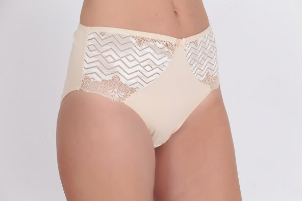 Dantel Detaylı Günlük Kadın Külot Ten ürün görseli