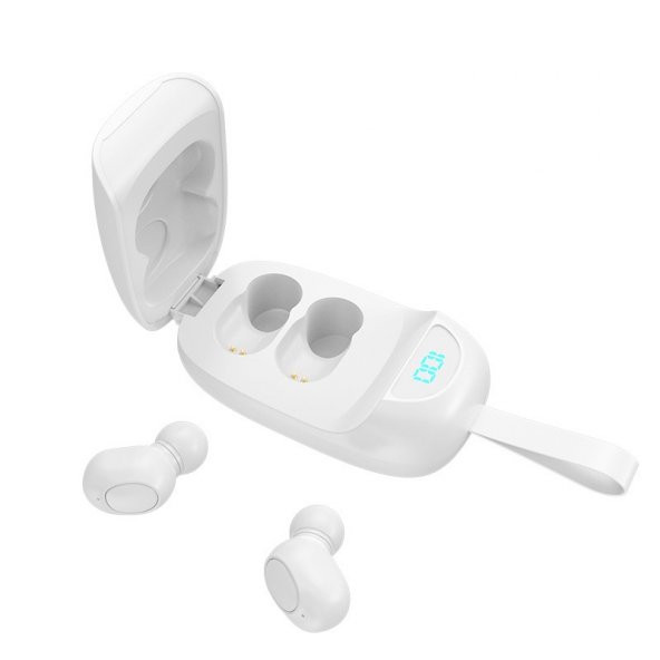 Jbl Uyumlu Tws 530 Bluetooth Ve Dokunmatik Kablosuz Kulaklık Beyaz Renk - Resim 6