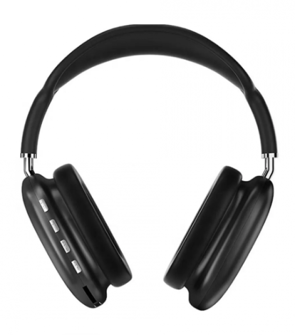 P9 Air Max Kulaklık Siyah Renk Kablosuz Bluetooth Kulaklık Wireless 5.0 Müzik Kulaklığı P9