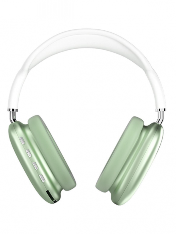 P9 Air Max Kulaklık Yeşil Renk Kablosuz Bluetooth Kulaklık Wireless 5.0 Müzik Kulaklığı P9