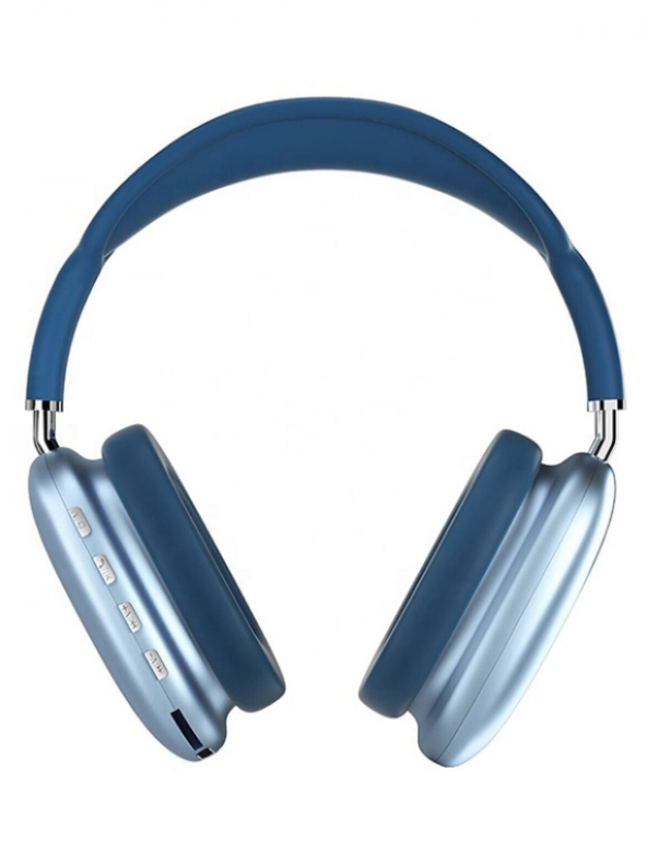 P9 Air Max Kulaklık Mavi Renk Kablosuz Bluetooth Kulaklık Wireless 5.0 Müzik Kulaklığı P9