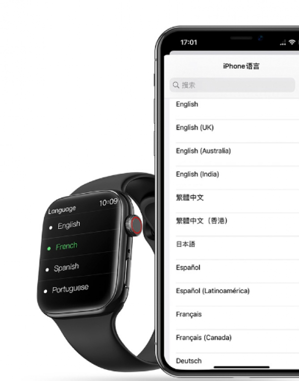 Seri 8 EW01 Yüksek Kalite 1.92 inç Çift Düğmeli Kırmızı Renk Akıllı Saat - 5