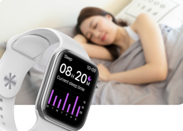 Seri 8 EW01 Yüksek Kalite 1.92 inç Çift Düğmeli Beyaz Renk Akıllı Saat - Resim 5