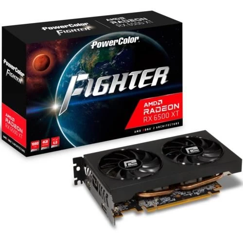 PowerColor Fighter RX6500XT OC 4GB 64Bit GDDR6 ürün görseli