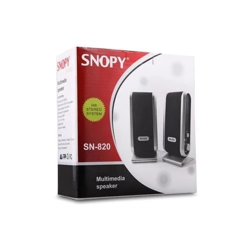 Snopy SN-820 1+1 Siyah/Gümüş USB Hoparlör - 3