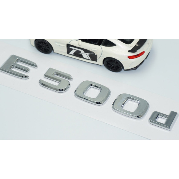 DK Tuning E500d Bagaj Krom ABS 3M 3D Yazı Logo Benz İle Uyumlu - 3