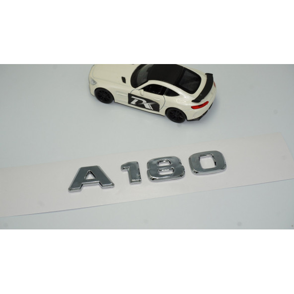 DK Benz A180 Bagaj Krom ABS 3M 3D Yazı Logo - 2