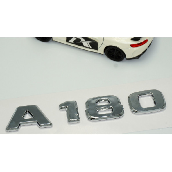 DK Benz A180 Bagaj Krom ABS 3M 3D Yazı Logo - 3