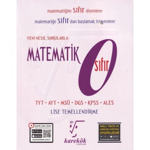 KAREKÖK MATEMATİK SIFIR