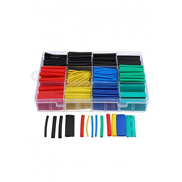 750'LI Kutulu Heat Shrink Makaron Daralan Kablo Tamir Seti A24