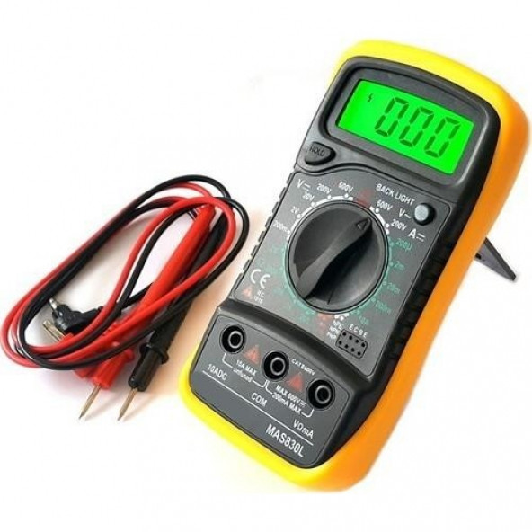 Multimetre Dijital Ölçü Aleti Akım Voltaj Ölçer Avometre A51