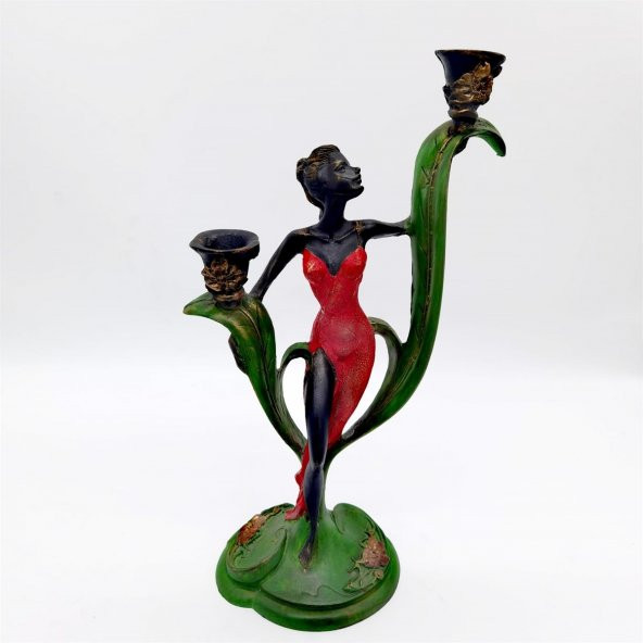 CREARTHOME DEKORATİF KADIN ŞAMDAN 19X39 CM KERMANHOME1