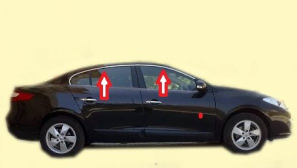 2010-2016 Cam Üst Çerçevesi 4 Prç. P.çelik