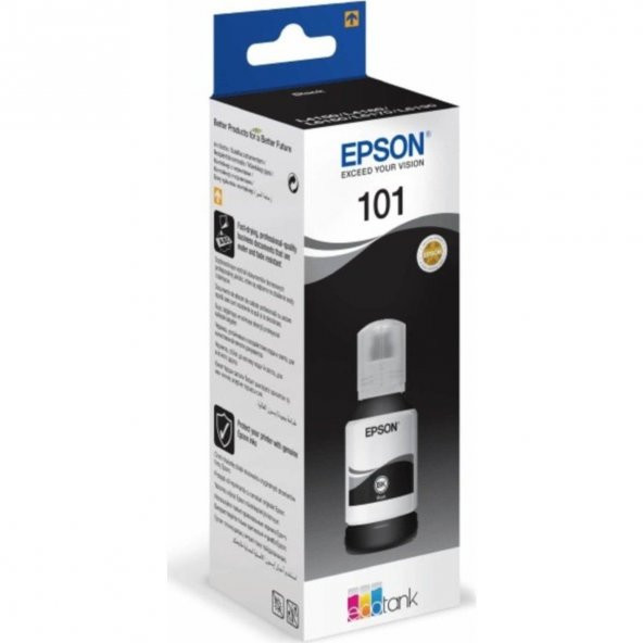 Epson Ecotank 101 Mürekkep 127 ml Siyah