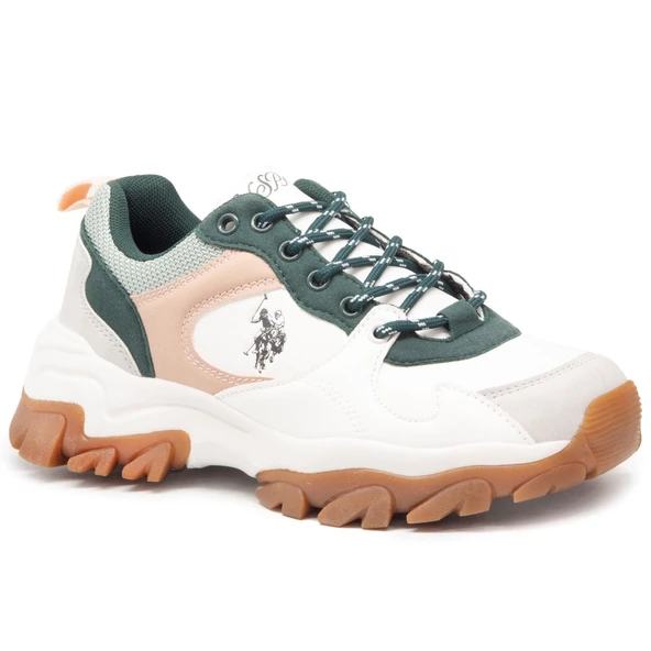 U.S. Polo Assn. 23K Tracky Beyaz Bayan Ayakkabı Bayan Spor ürün görseli