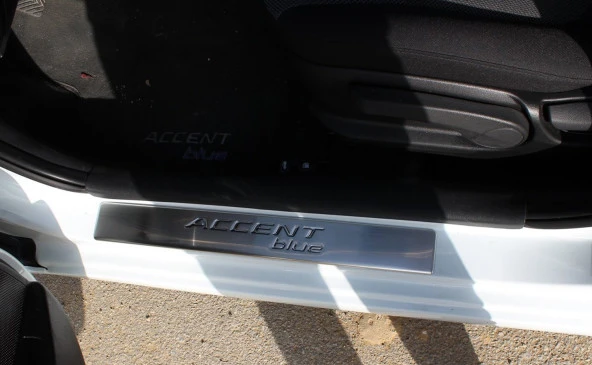 BLUE / SOLARIS Kapı Eşiği 4 Parça Paslanmaz Çelik (Blue Yazılı) 2011 > - Resim 2