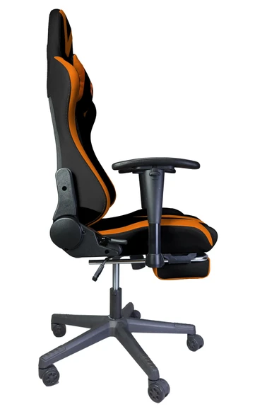 TWISTED MINDS TM8250-NO COMFORT E-SPOR OYUNCU KOLTUĞU - SİYAH  TURUNCU - 2