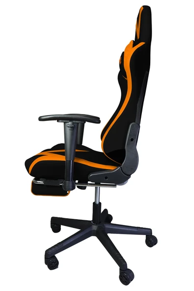 TWISTED MINDS TM8250-NO COMFORT E-SPOR OYUNCU KOLTUĞU - SİYAH  TURUNCU - 3
