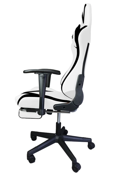 TWISTED MINDS TM8250-WN COMFORT E-SPOR OYUNCU KOLTUĞU - BEYAZ  SİYAH - 2