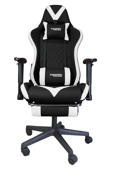 TWISTED MINDS TM8250-NW COMFORT E-SPOR OYUNCU KOLTUĞU - SİYAH  BEYAZ