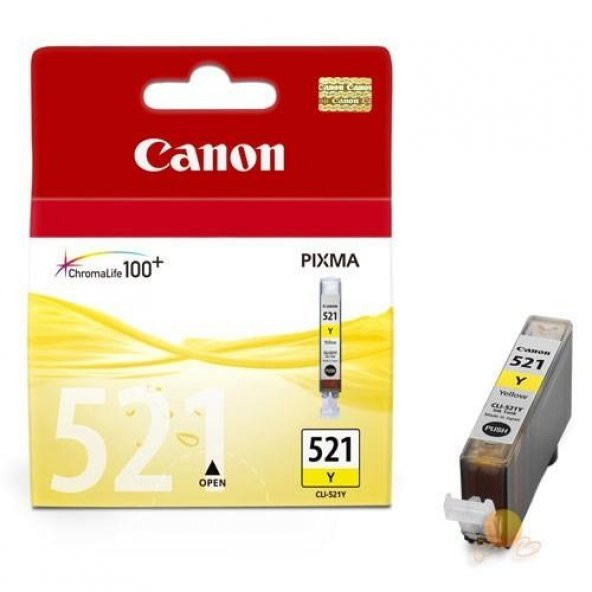 Canon CLI-521Y Sarı Mürekkep Kartuş