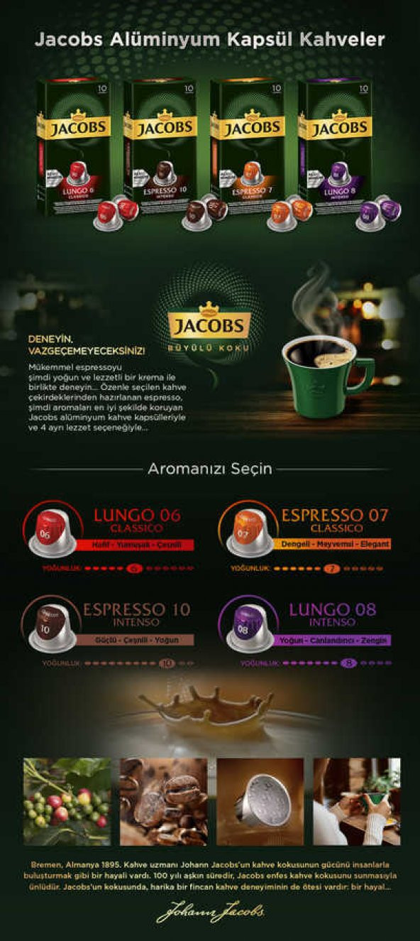 Jacobs Lungo 6 Classico Kapsül Kahve 30 Kapsül - 2