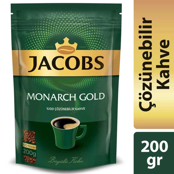 Jacobs Monarch Gold Kahve 200 gr Eko Paket