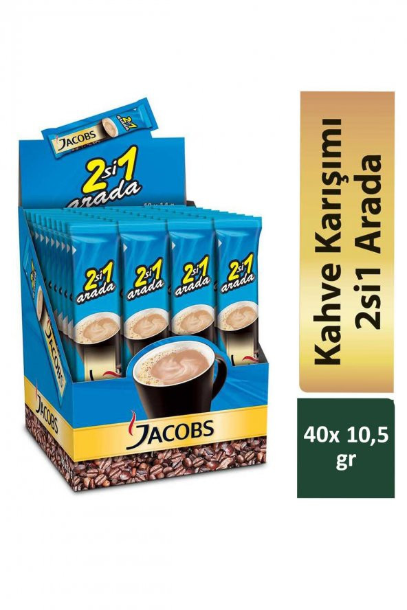 Jacobs 2si1 Arada Kahve 40lı Paket