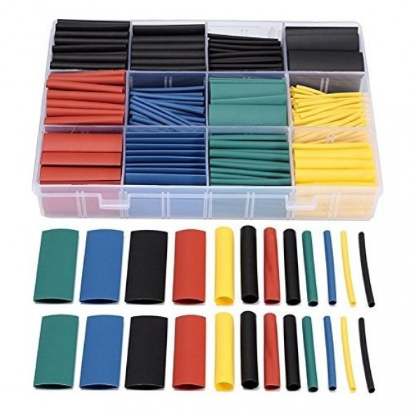 Makaron Seti 530 Parça - Isıyla Daralan Kablo A25 - 3