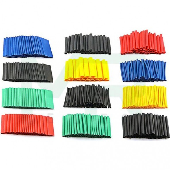 Makaron Seti 530 Parça - Isıyla Daralan Kablo A25 - 5