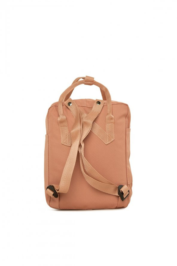 Bagmori Pudra Kare Askı Ayarlı Mini Sırt Çantası - Resim 3