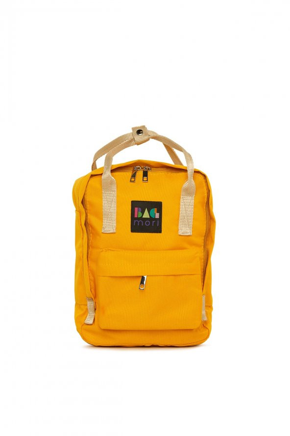 Bagmori Sarı Kare Askı Ayarlı Mini Sırt Çantası ürün görseli