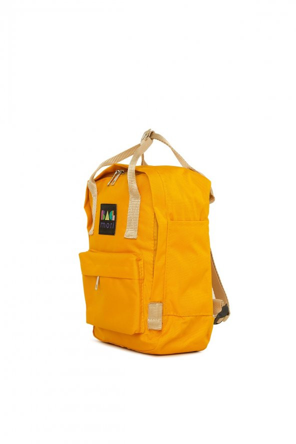 Bagmori Sarı Kare Askı Ayarlı Mini Sırt Çantası - Resim 2