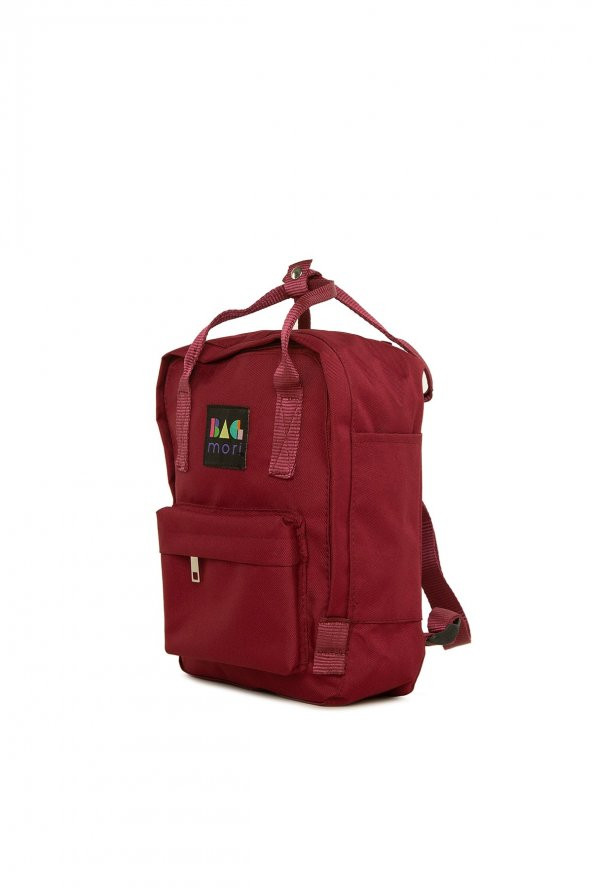 Bagmori Bordo Kare Askı Ayarlı Mini Sırt Çantası - 2