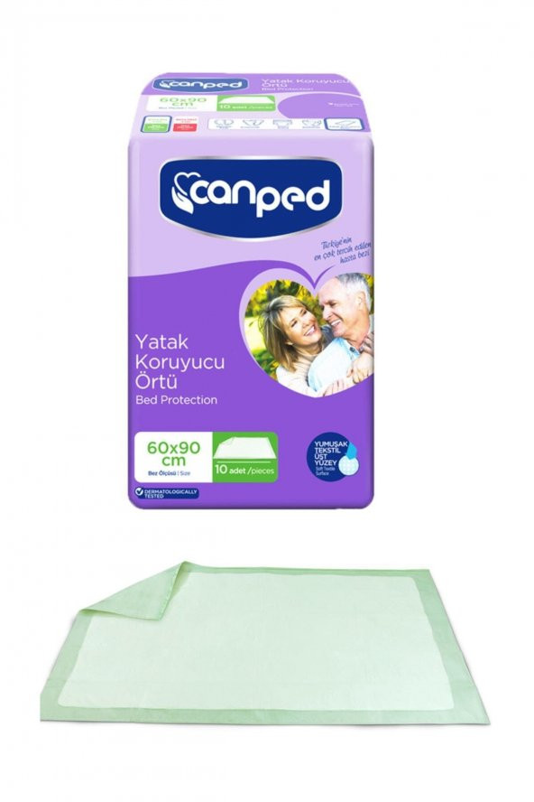 Canped Yatak Koruyucu Örtü Ekstra Örtü (60cm x 90cm) 10'lu 8adet - 2