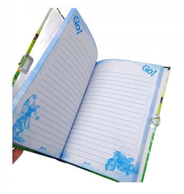 Seven Kilitli Hatıra Defteri Lastikli 13X21