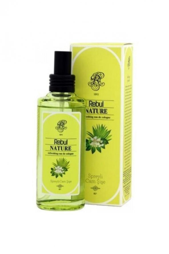 REBUL KOLONYASI NATURE 100ml SPREYLI CAM SISE