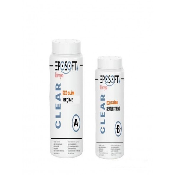 şeffaf epoksi reçine 1,5kg (A+B)