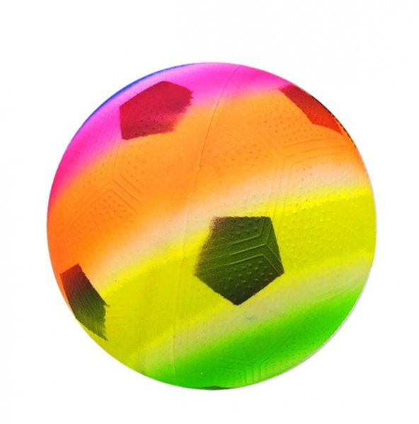 Avessa Kauçuk Futbol Topu Gökkuşağı Renkli Kaliteli