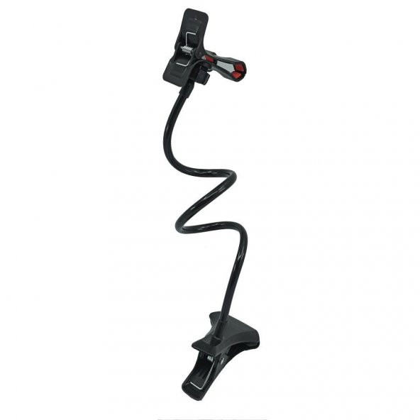 Masaüstü Akrobat Spiral Gövdeli Oynar Başlıklı Telefon Tutucu - 3