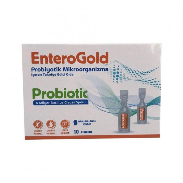 Enterogold Yetişkin Probiotic 4 Milyar 10 Flakon 8699956001210