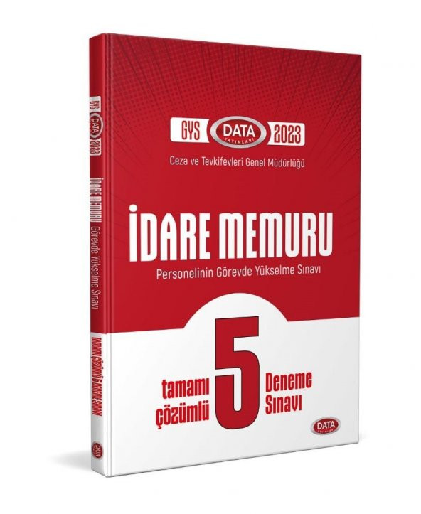 2023 Ceza ve Tevkifevleri İdare Memuru GYS Tamamı Çözümlü 5 Deneme Sınavı Data Yayınları