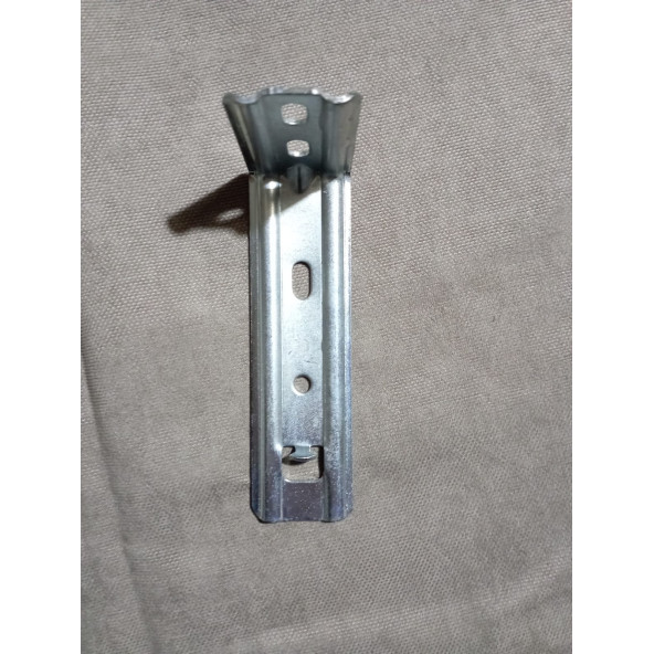 L Ayak Güçlendirilmis Kanallı Stor Zebra Kornis Takma Aparatı L Ayak (14CM)